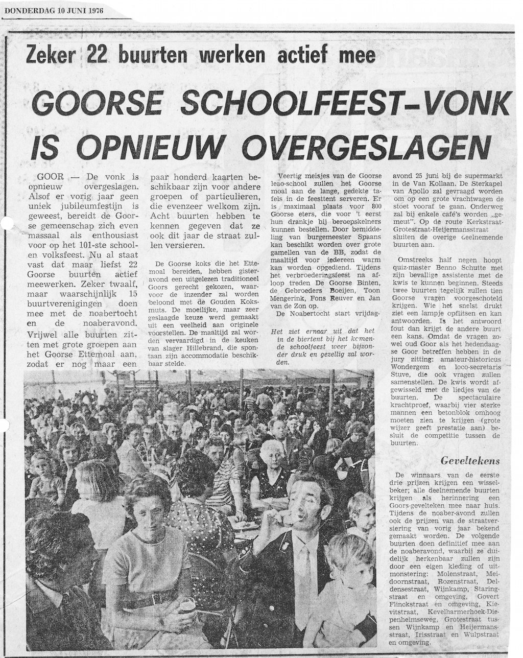 1976 • Schoolfeest divers overig