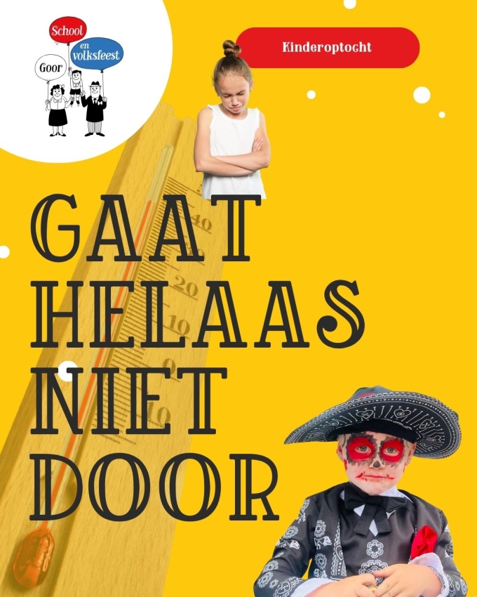 Kinderoptocht afgelast