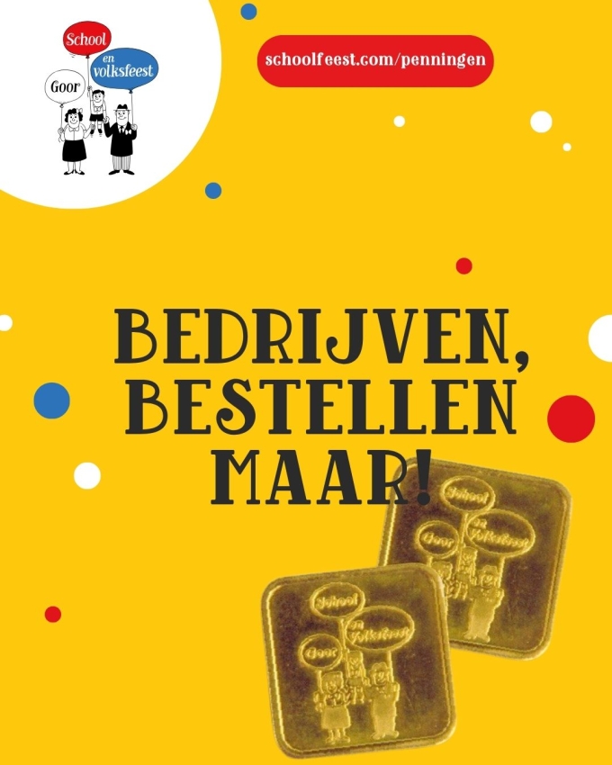 Voor bedrijven: Penningen verkoop geopend!